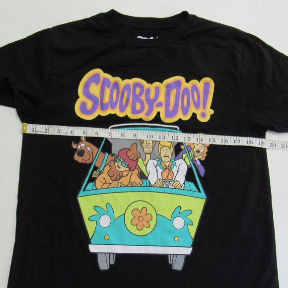 Men's Scooby-Doo & The Gang Mystery Machine Black Graphic T-Shirt Size L - Picture 5 of 7